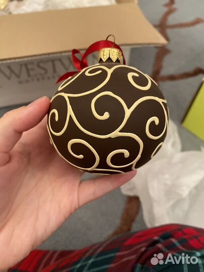 Ариель елочные игрушки шоколад стекло