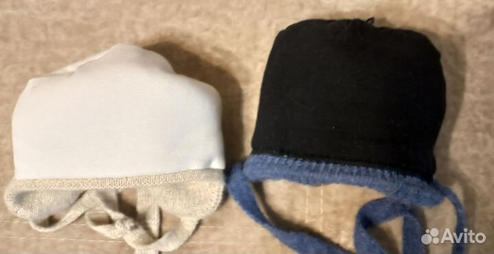 Шапочки зимние для малыша 38-41