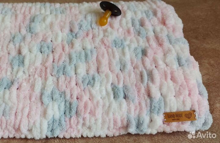 Плед из ализе пуффи