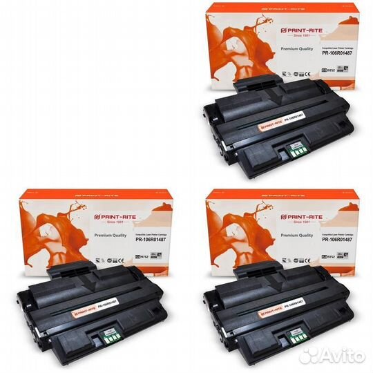 Картридж Print-Rite PR-106R01487-3PK 1459198
