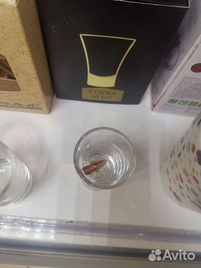 Стопка с пулей