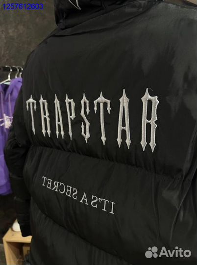 Зимний пуховик Trapstar матовый с вышивкой S-XXL