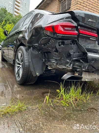 BMW 5 серия 2.0 AT, 2021, битый, 73 000 км