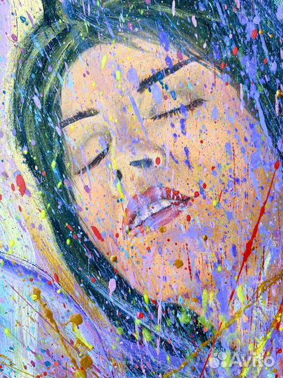 Картина акрилом на холсте После оргазма