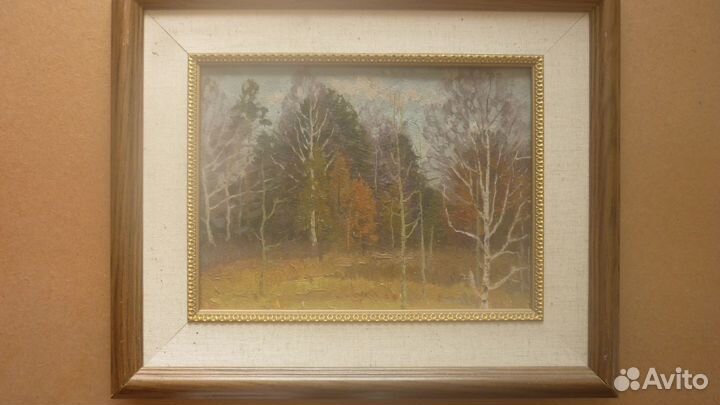 Художник Югаткин А.А.,Осенний лес,1985 г