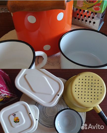 Эмалированная посуда СССР