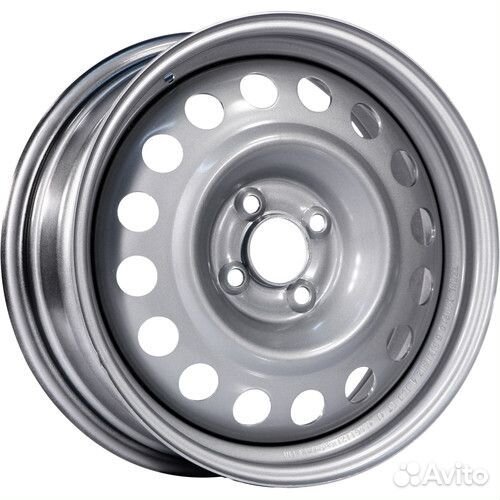 Штамповка 6.5*16 4/100 40 60.1 trebl X40048 Silver