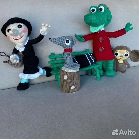 Вязаные игрушки ручной работы