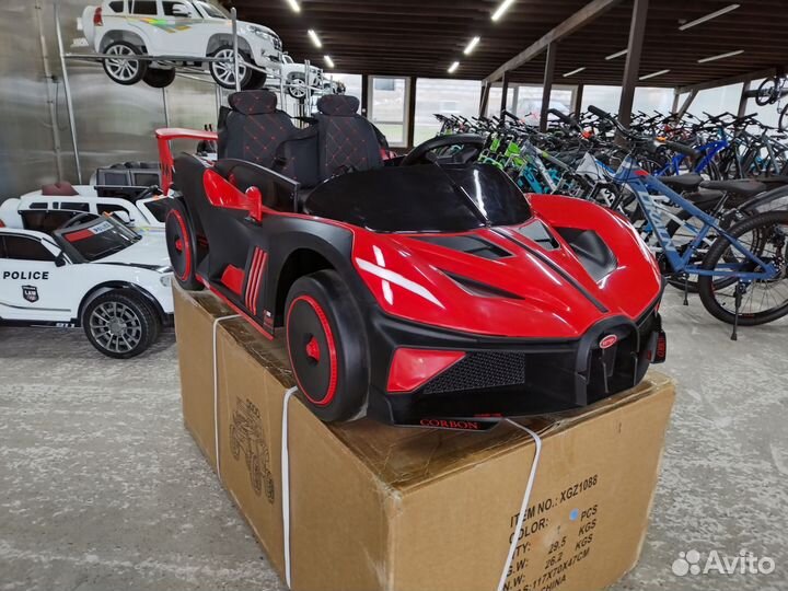 Электромобиль двухместный дрифт-кар