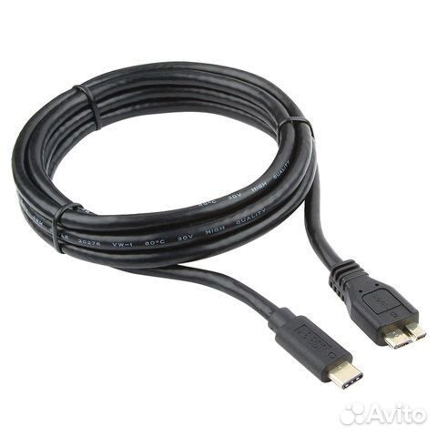 Кабель Type-C-microusb 3.0, 1,8 м, cablexpert, под