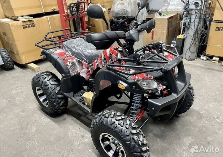 Квадроцикл Grizzly 200cc красный