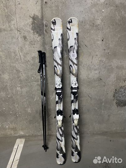 Новые Горные лыжи Elan 152 с палками