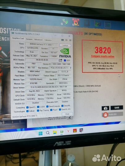 PNY RTX 3060 Ti 8Gb