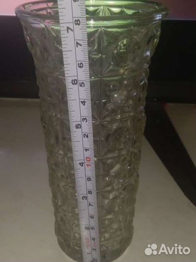 Ваза для цветов стеклянная СССР