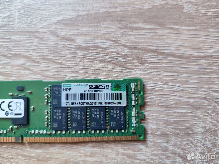 32gb 2400 MHz rdimm HPE 809083-091