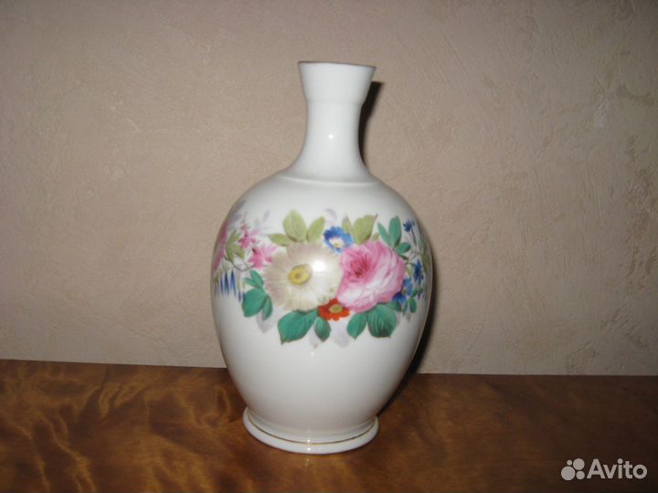 Ваза авторская ручная роспись начало 20 века антик