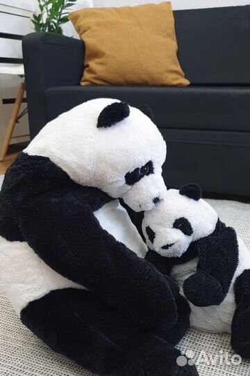 Мягкие игрушки Икеа панды 47см и 30см