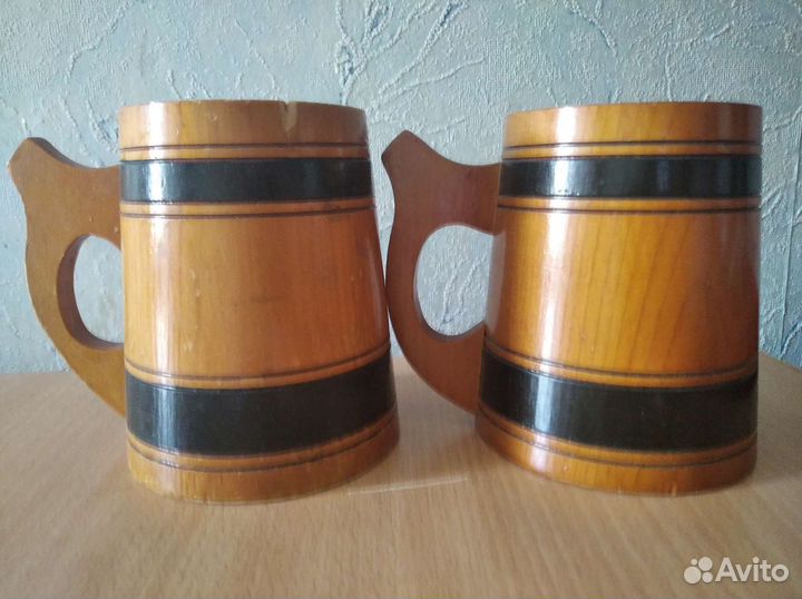 Кружка деревянная пивная СССР