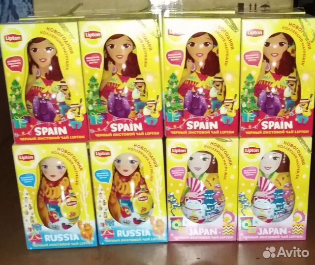 Новогодняя матрешка Lipton
