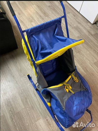 Детские санки коляска бу