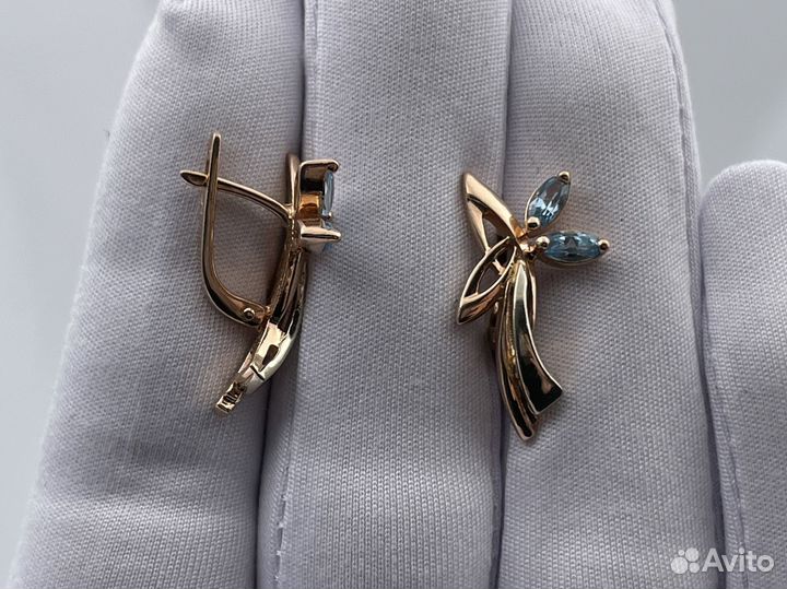 Золотые Серьги 585 пробы. Рассрочка