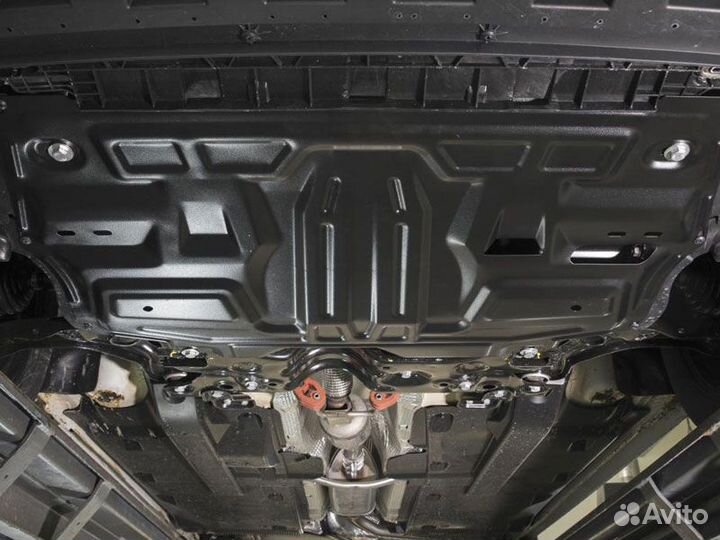 Защита картера двигателя и кпп Seat Ibiza IV Resty