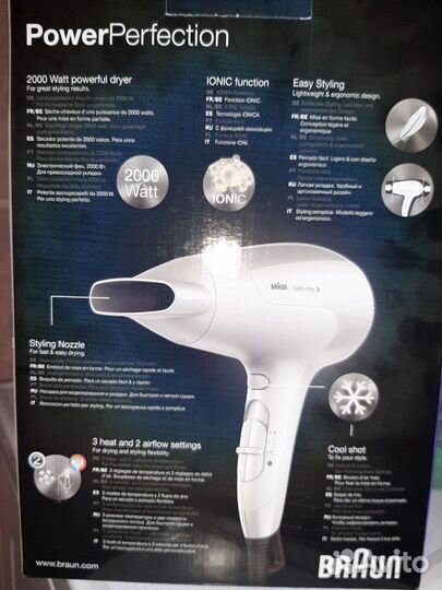 Фен braun satin hair 3 новый