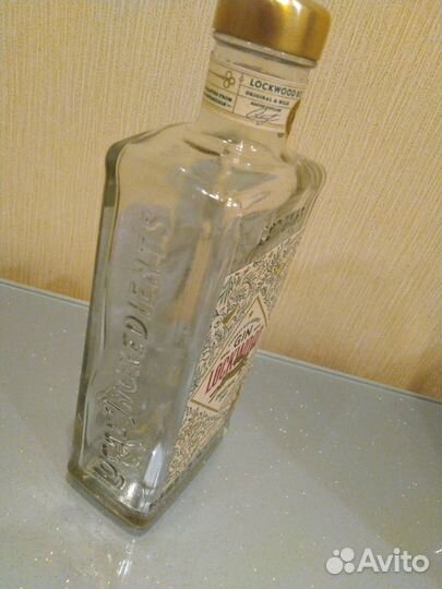 Пустая бутылка GIN lockwood original dry 500 ml