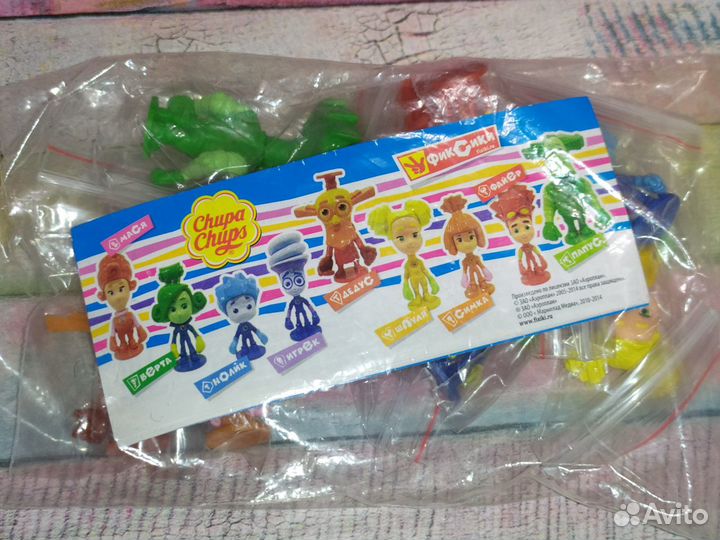 Фигурки из шоколадных яиц Чупа-Чупс 1