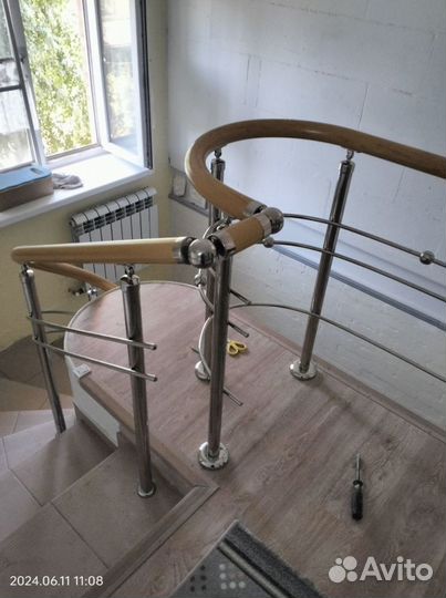 Перила для лестниц из нержавеющей стали