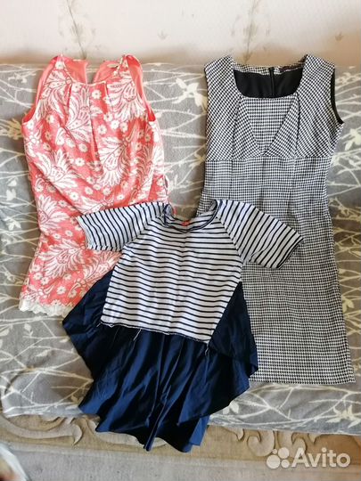 Вещи женские 28 единиц, размер 44 46 48 пакет