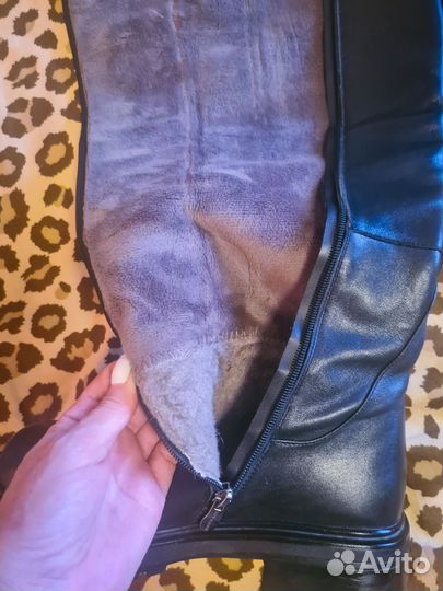 Сапоги-ботфорты(sergio manchot)