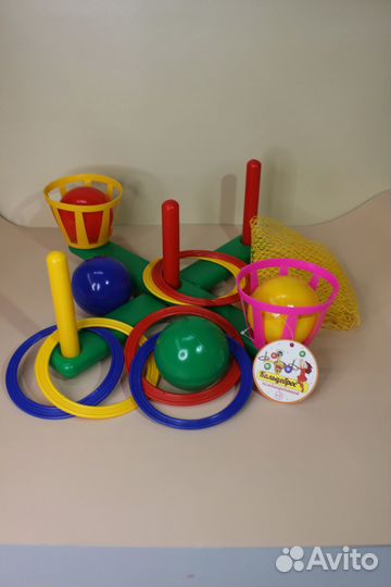 Детская игра Кольцеброс комбинированный