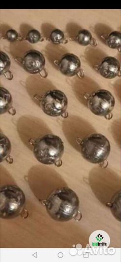 Грузила чебурашки разборная 1-28гр