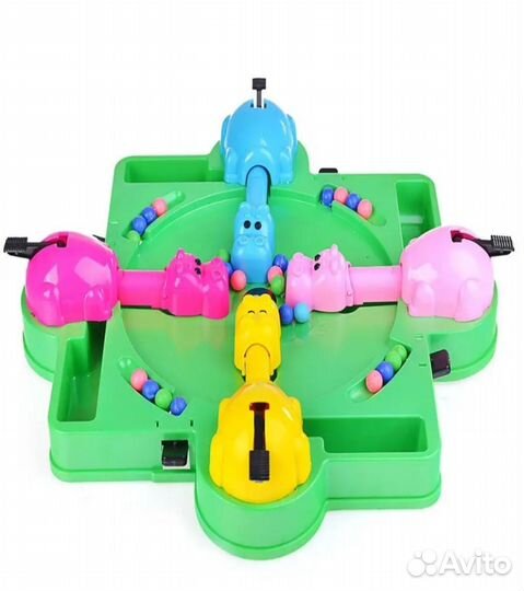 Игрушка голодные бегемотики (zooбильярд)