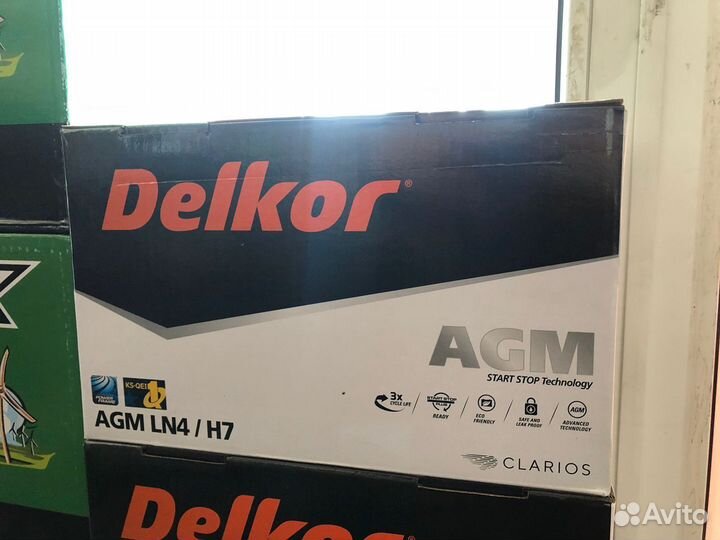 Аккумулятор AGM 80 ампер Delkor