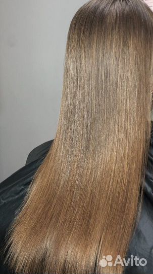 Кератиновое выпрямление