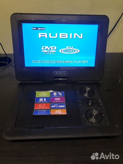 Портативный dvd плеер rubin