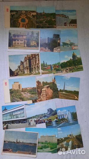Открытки СССР города