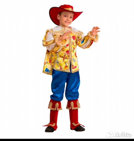 Костюм новогодний. Кот в сапогах