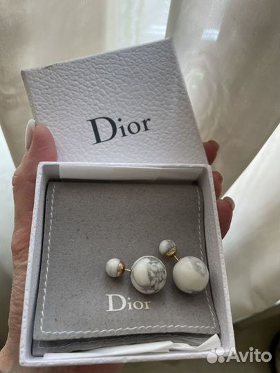 Серьги Dior оригинал