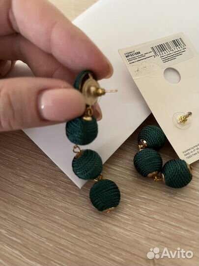 Серьги бижутерия Франция