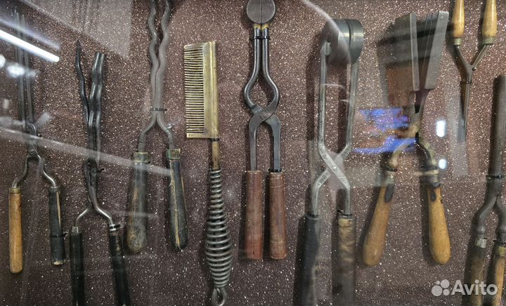 Инсталяция старинных щипцов плоек для волос