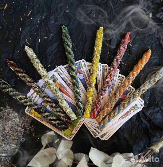 Свечи скрутки с травами