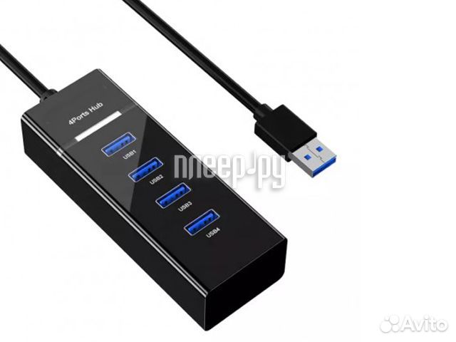 Хаб USB KS-is 1xUSB 3.0 3xUSB 2.0 F - USB 3.0