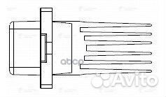 Резистор электровентилятора отопителя (auto A/C