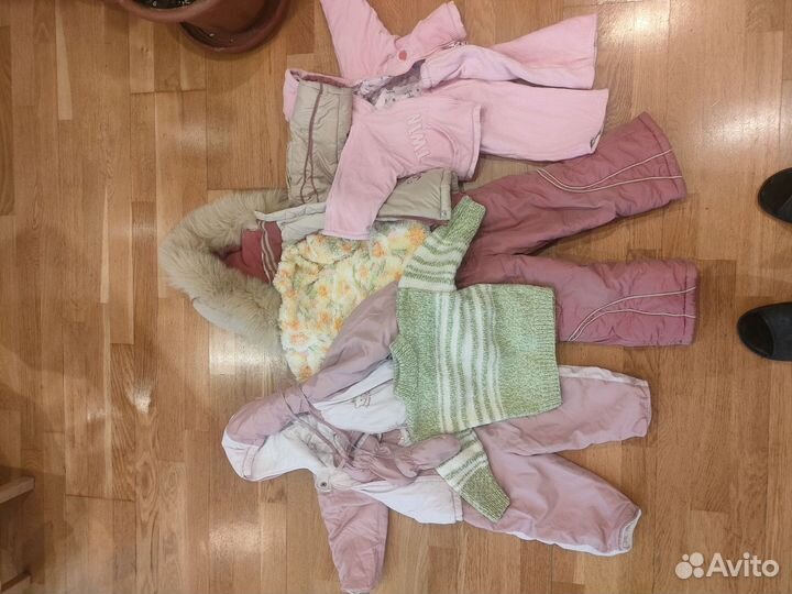 Детские вещи пакетом для девочек рост 86 92