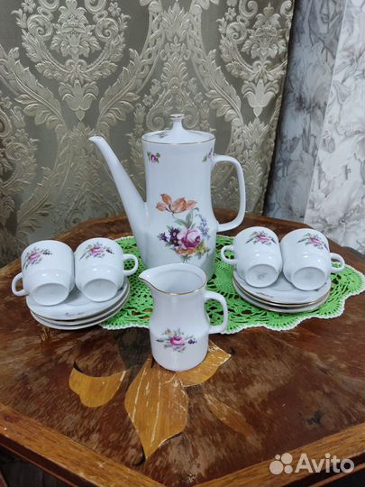 Сервиз кофейный Богемия Чехословакия