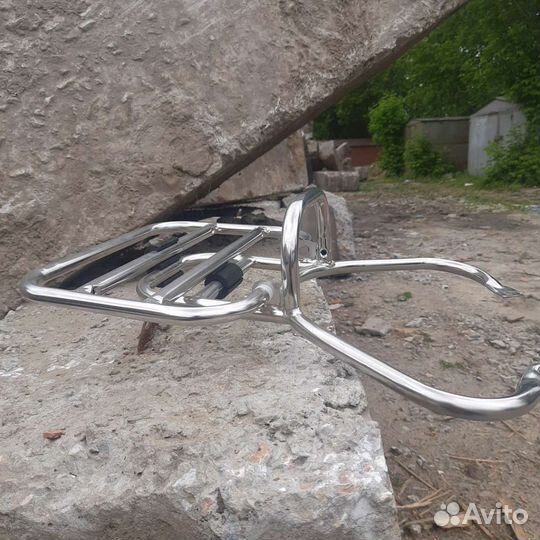 Багажник спинка на мопед мотоцикл