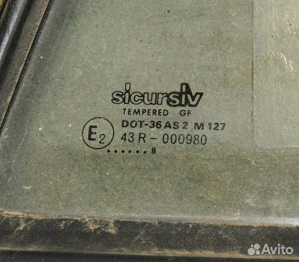 Форточка задней правой двери Kadett E